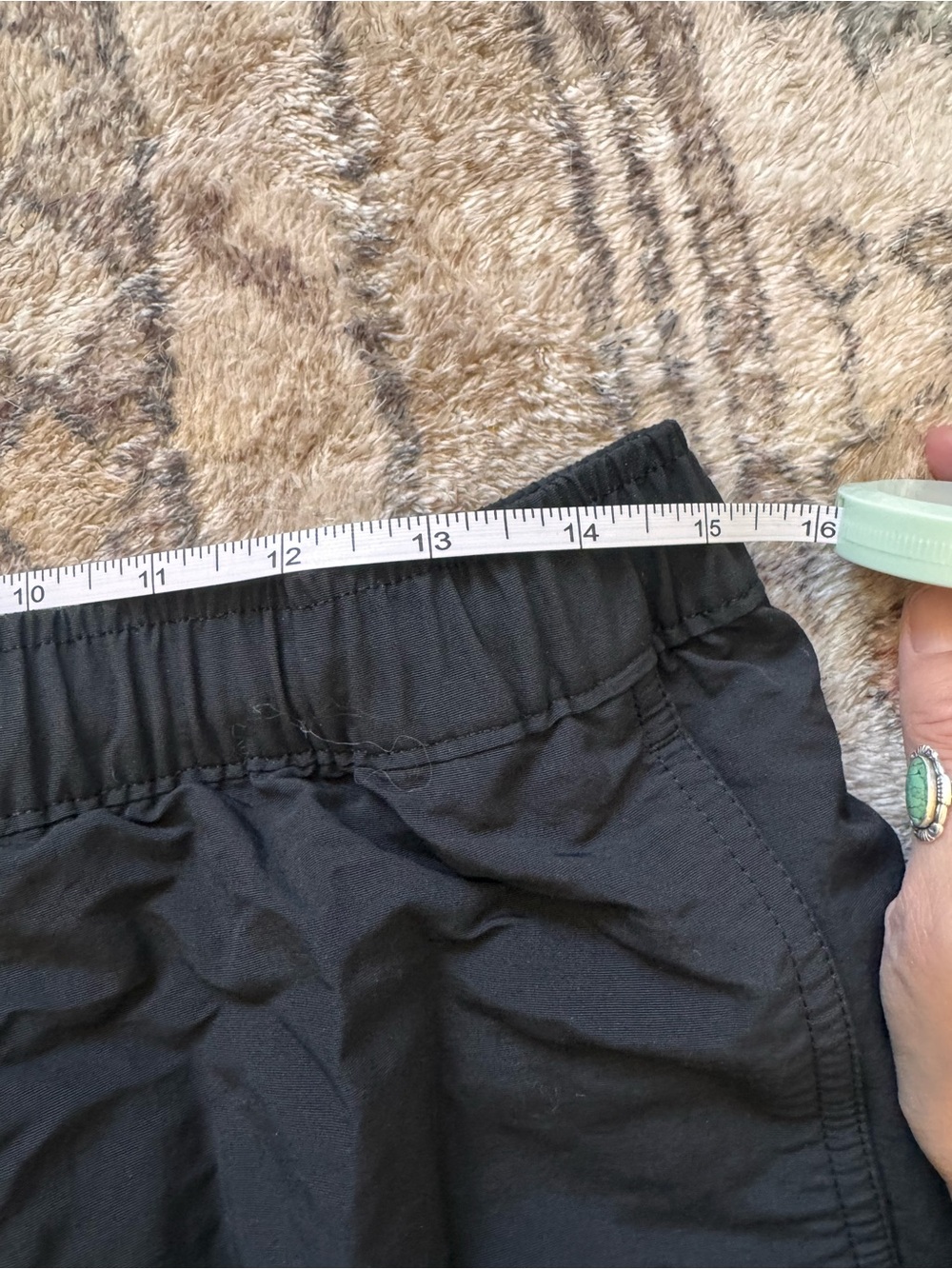 Patagonia Black Athletic Shorts with Elastic Waist - Picture 6 of 6
